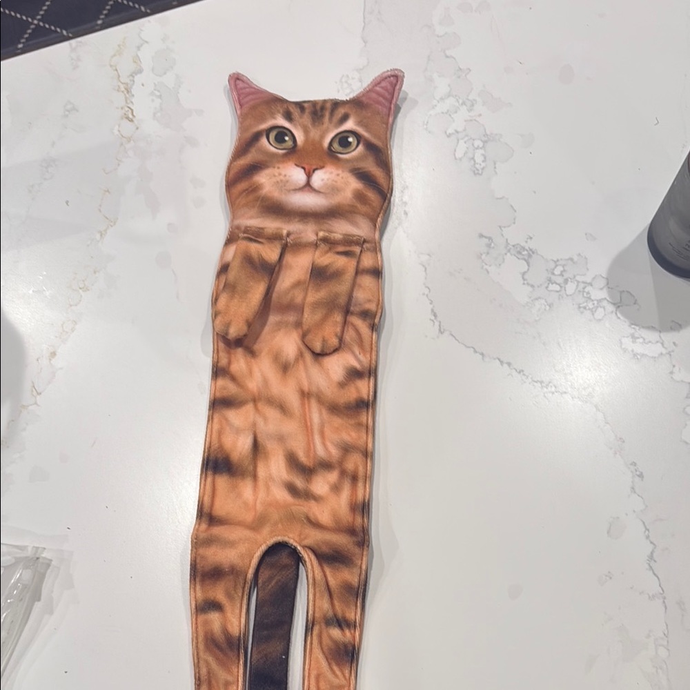 Brown Cat Dish towel